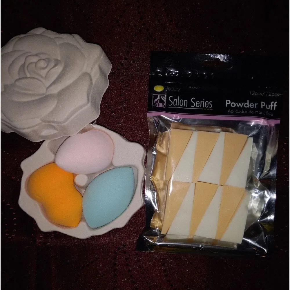 Rose Wedge applicator sponges bundle